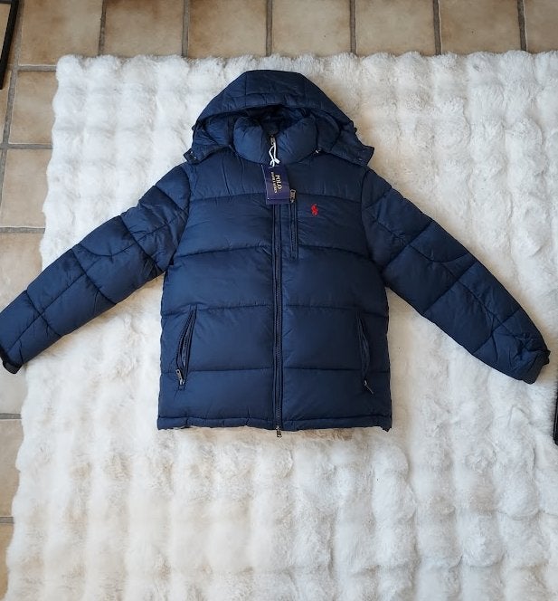 Ralph Lauren jas – Marine blauw–nette staat, Kleding | Heren, Ralph Lauren, Nieuw, Maat 46 (S) of kleiner, Verzenden