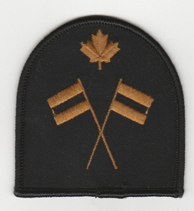 embleem / patch Canada - RCN Royal Canadian Navy Signalman, Ophalen of Verzenden, Marine, Amerika, Embleem of Badge