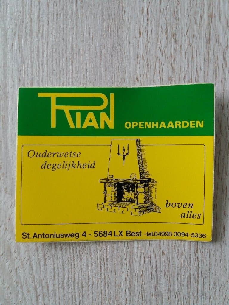 sticker RIAN 0penhaarden te BEST, Ophalen of Verzenden, Zo goed als nieuw, Bedrijf of Vereniging