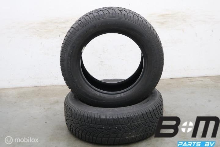 2 x 2356517 104H Dunlop SP Wintersport 3D 5.5mm 235 65 17, Gebruikt, 17 inch, Winterbanden, 235 mm
