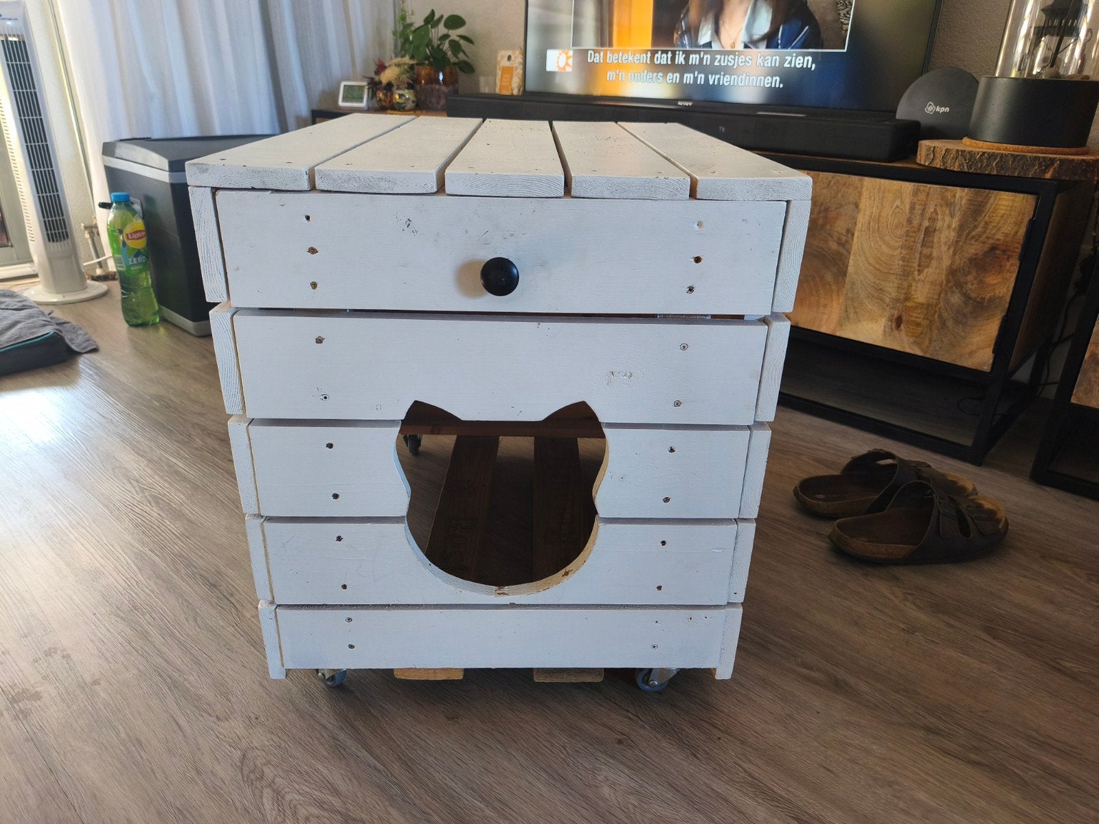 Kattenbak kast, Dieren en Toebehoren, Ophalen, 110 cm of meer, 100 cm of meer