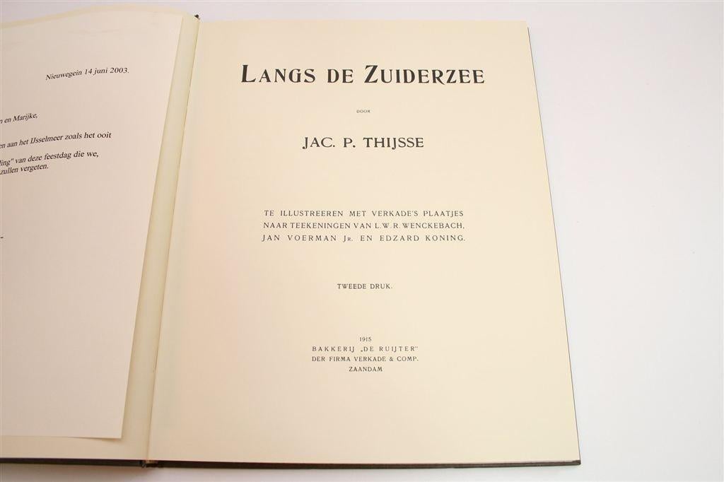Langs de Zuiderzee [1914] — Klassieker van Jac. P. Thijsse, Boeken, Prentenboeken en Plaatjesalbums, Ophalen of Verzenden, Gelezen