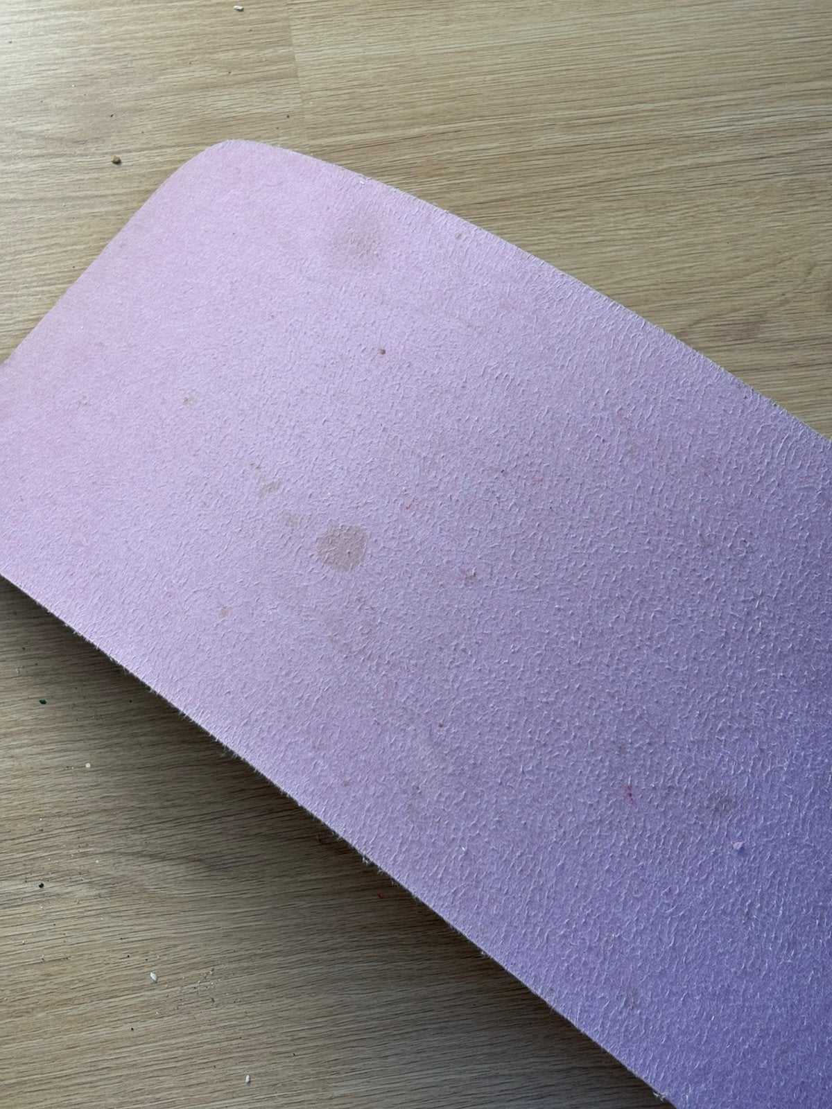 Foto 7 van Wobbel board met roze vilt speelgoed hout balans kinderen