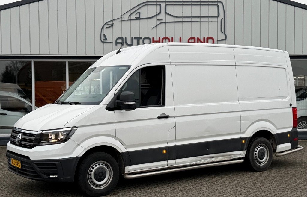 Volkswagen CRAFTER 2.0 TDI 75KW 102PK L3H3 EURO 6 AIRCO/ CRU, Auto's, 4 cilinders, Volkswagen, Wit, Bedrijf