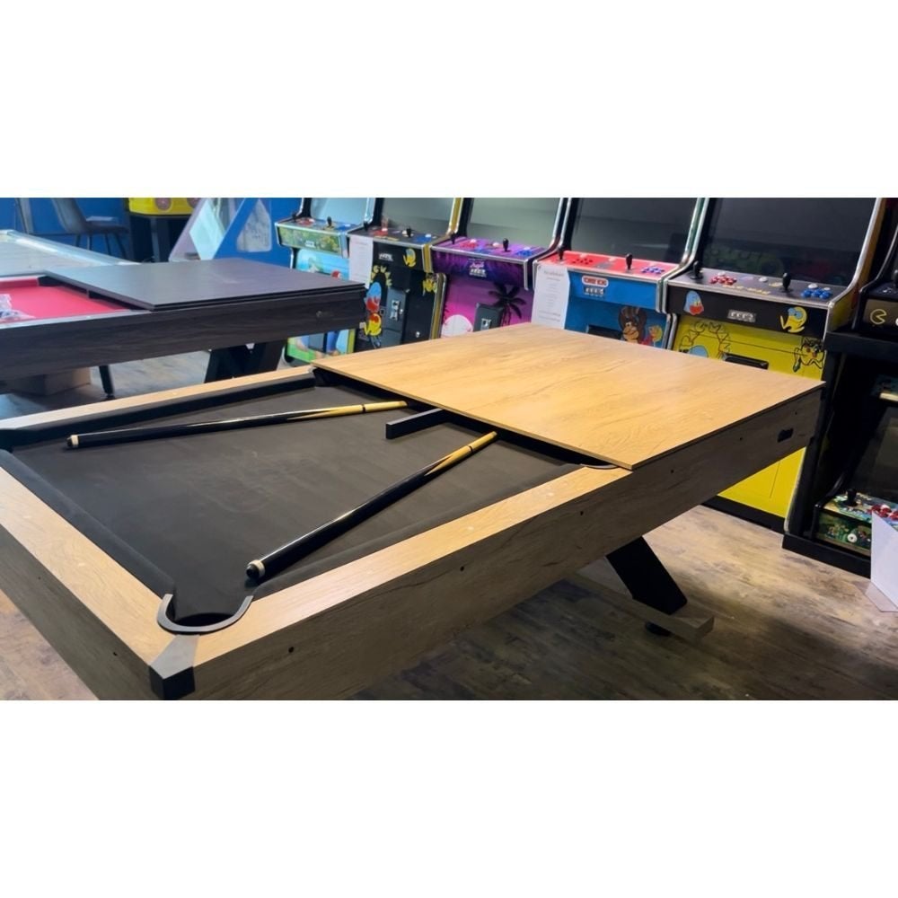 Mancave 3 in 1 pooltafel - tafeltennis - Eettafel - Pool