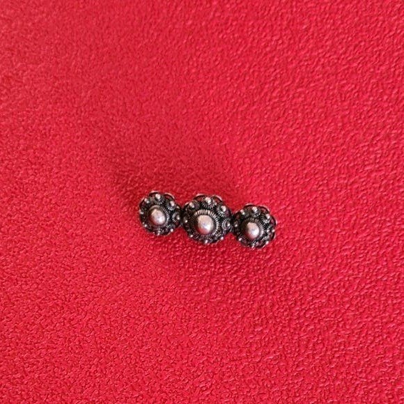 ZILVEREN ZEEUWSE KNOOP BROCHE, Ophalen of Verzenden, Zilver, Broche