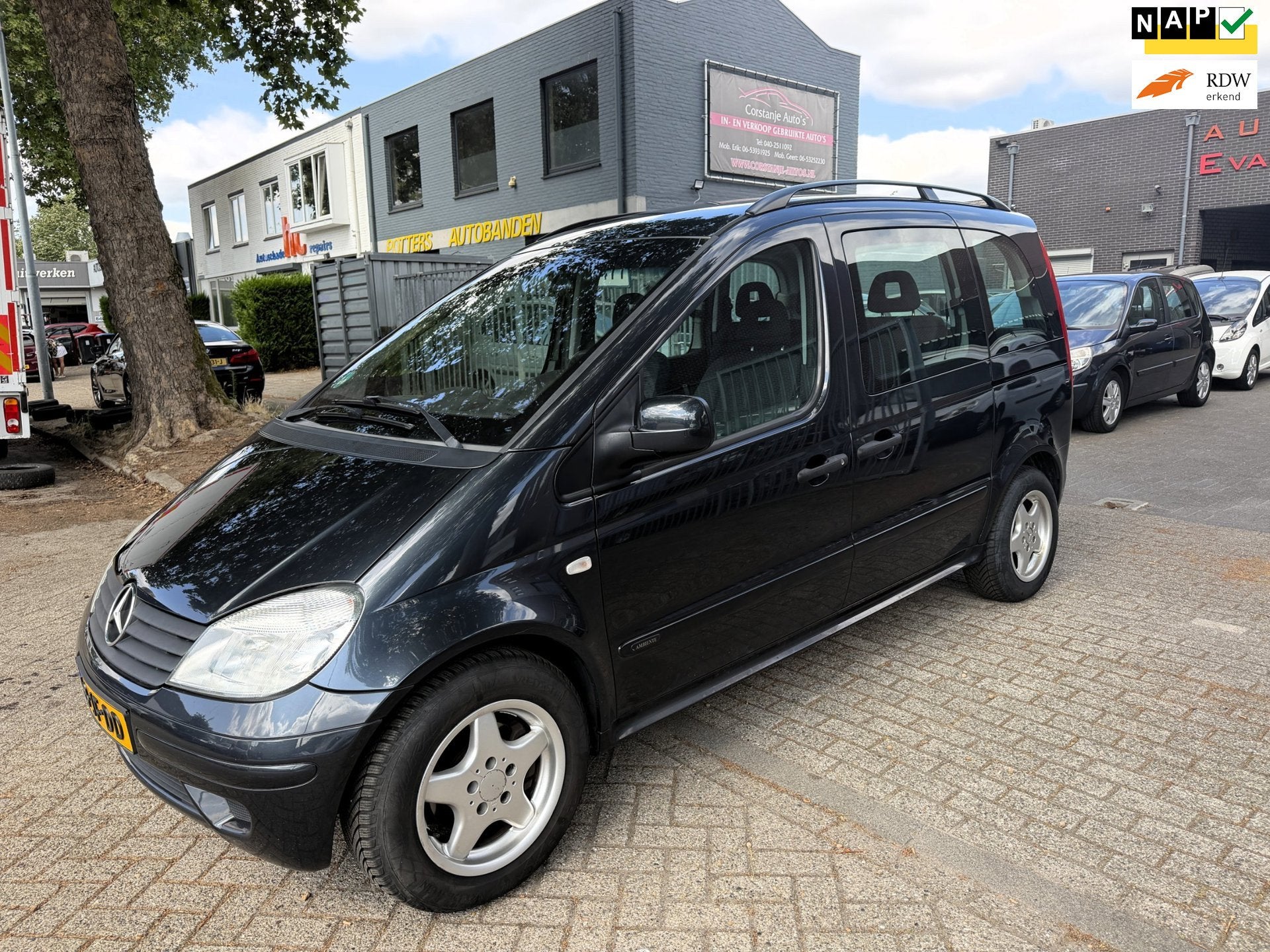 Mercedes-Benz Vaneo 1.9 Ambiente Automaat, Auto's, Mercedes-Benz, 125 pk, Gebruikt, 4 cilinders, Zwart