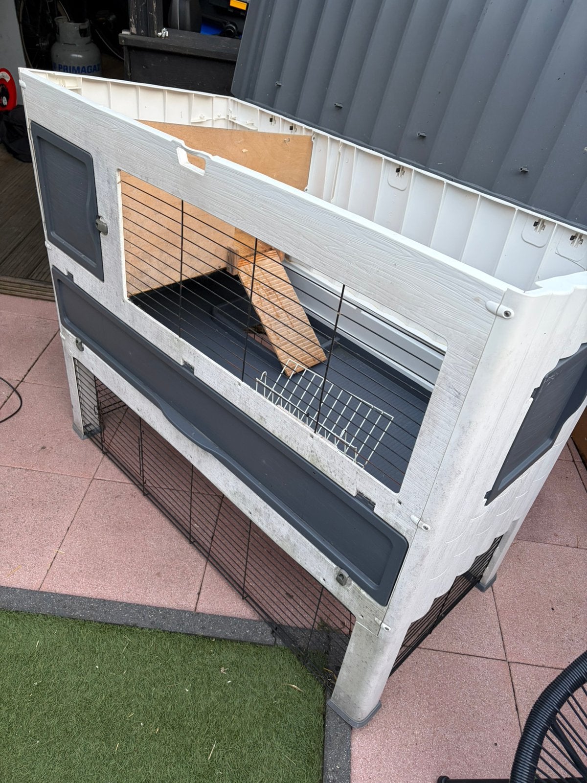 Ferplast konijnenhok, Dieren en Toebehoren, Knaagdieren en Konijnen | Hokken en Kooien, Ophalen, 90 cm of meer, Hok, 110 cm of meer