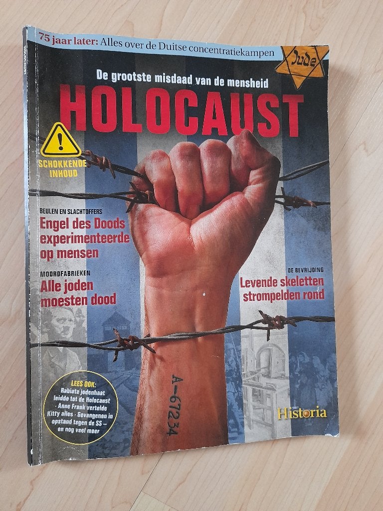 TIJDSCHRIFT HISTORIA HOLOCAUST DE GROOTSTE MISDAAD VAN DE, Ophalen of Verzenden, Zo goed als nieuw, Wetenschap en Natuur
