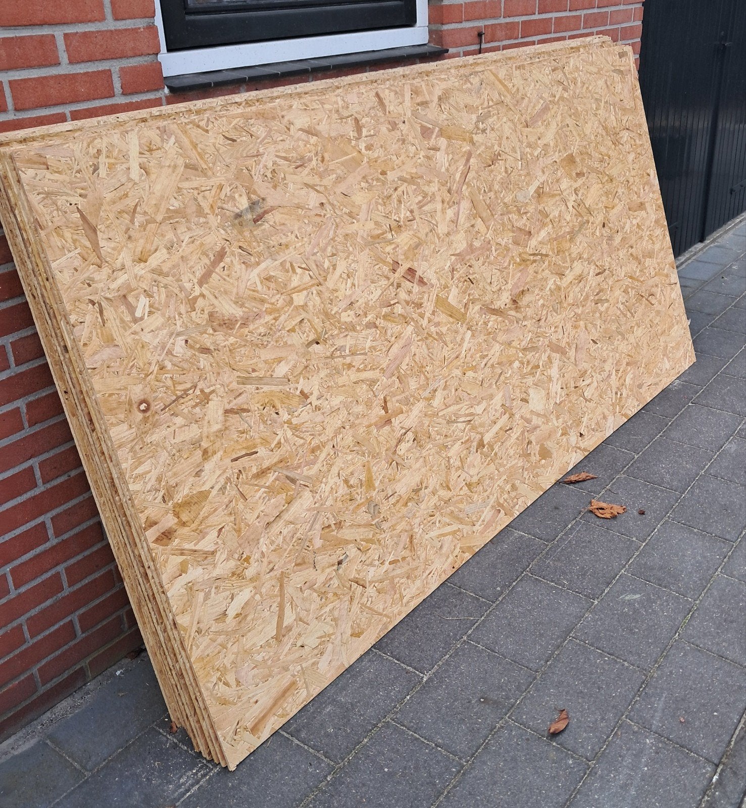 OSB-plaat 9 mm - 244 x 122 cm en 12 mm - 244 x 122 cm, Gebruikt, Minder dan 25 mm, Overige typen, Ophalen of Verzenden
