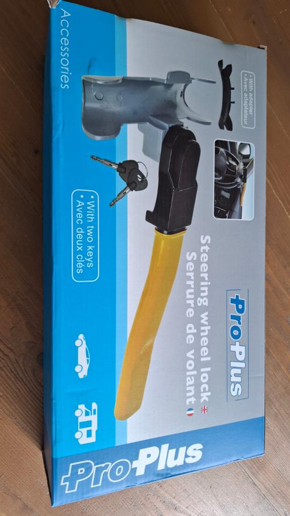 Stuurslot ProPlus, Ophalen of Verzenden, Nieuw