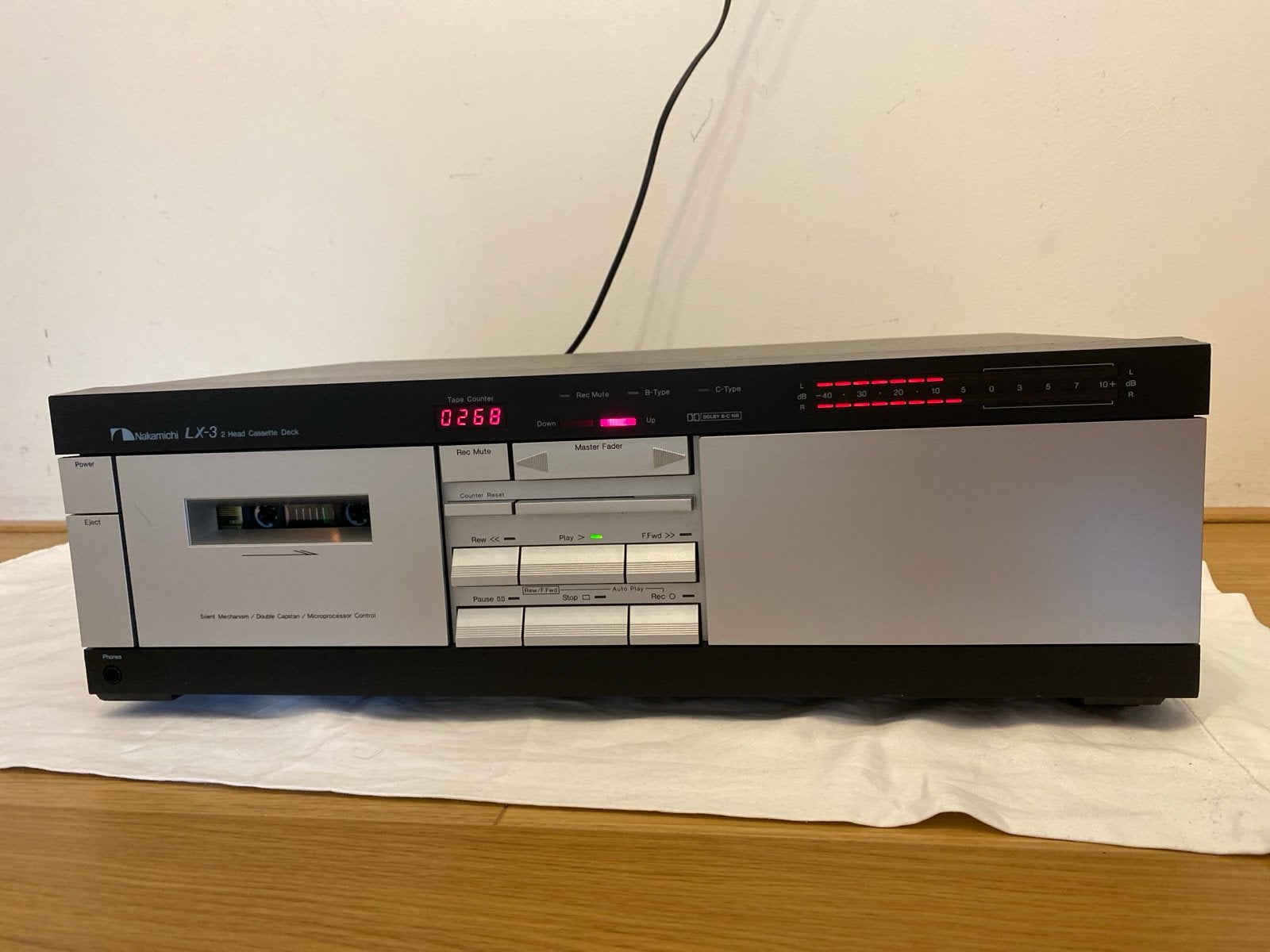 Nakamichi LX-3 2-kops Cassettedeck, Ophalen, Enkel, Overige merken, Tiptoetsen