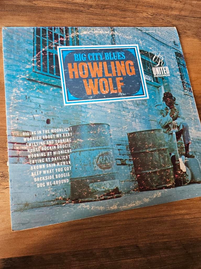 Howlin' Wolf - Big City Blues LP (United Records), Cd's en Dvd's, Vinyl | Jazz en Blues, 1960 tot 1980, Gebruikt, Ophalen of Verzenden