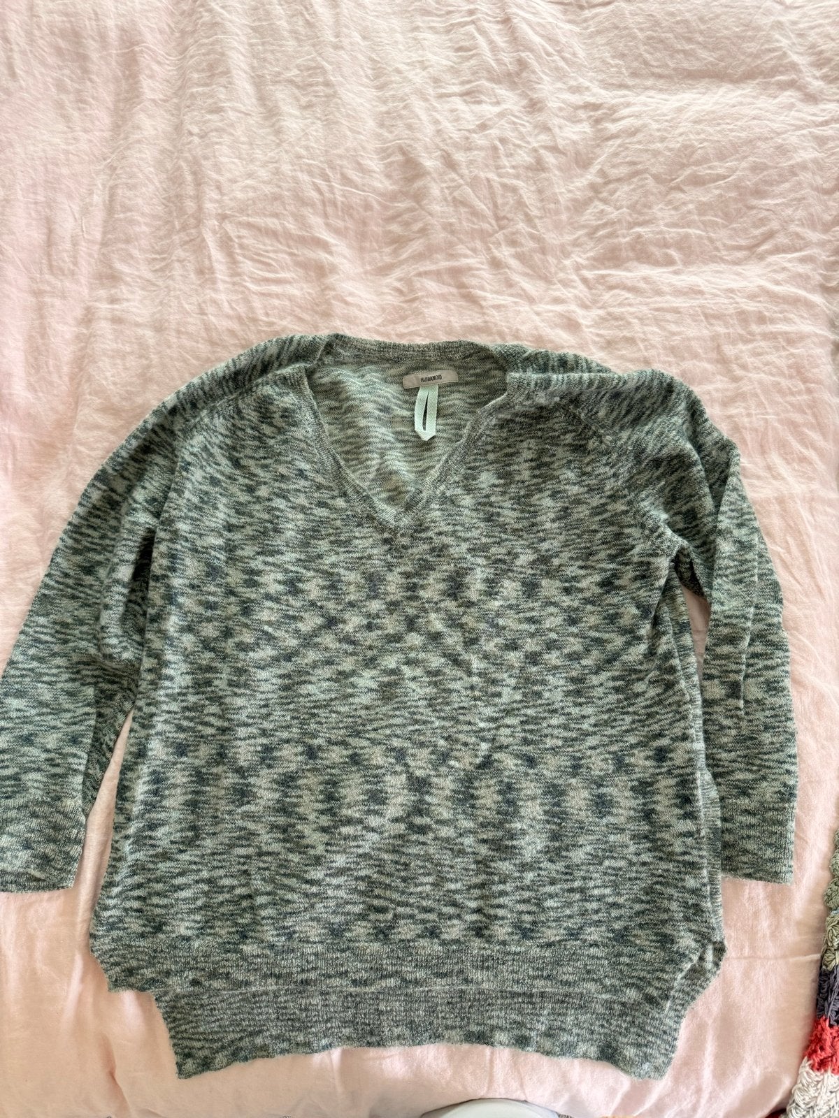 Humanoid trui 65% Kid Mohair, Maat M, Kleding | Dames, Truien en Vesten, Gedragen, Maat 38/40 (M), Grijs, Ophalen of Verzenden