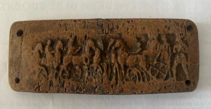 Zeldzaam Romeins benen paneel van strijdwagen, Ophalen of Verzenden