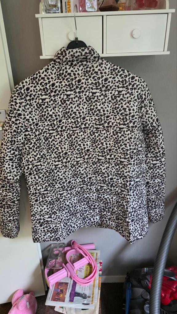Jasje. Panter print, Ophalen of Verzenden, Zo goed als nieuw, Bruin