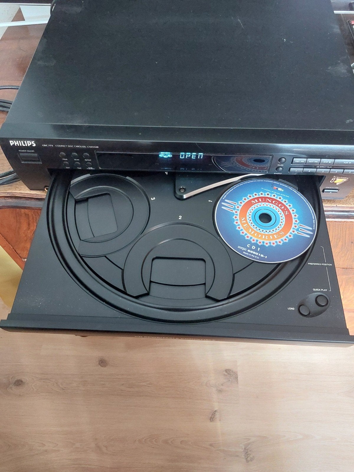 Philips CDC 775 Compact Disc Carousel Changer, Ophalen