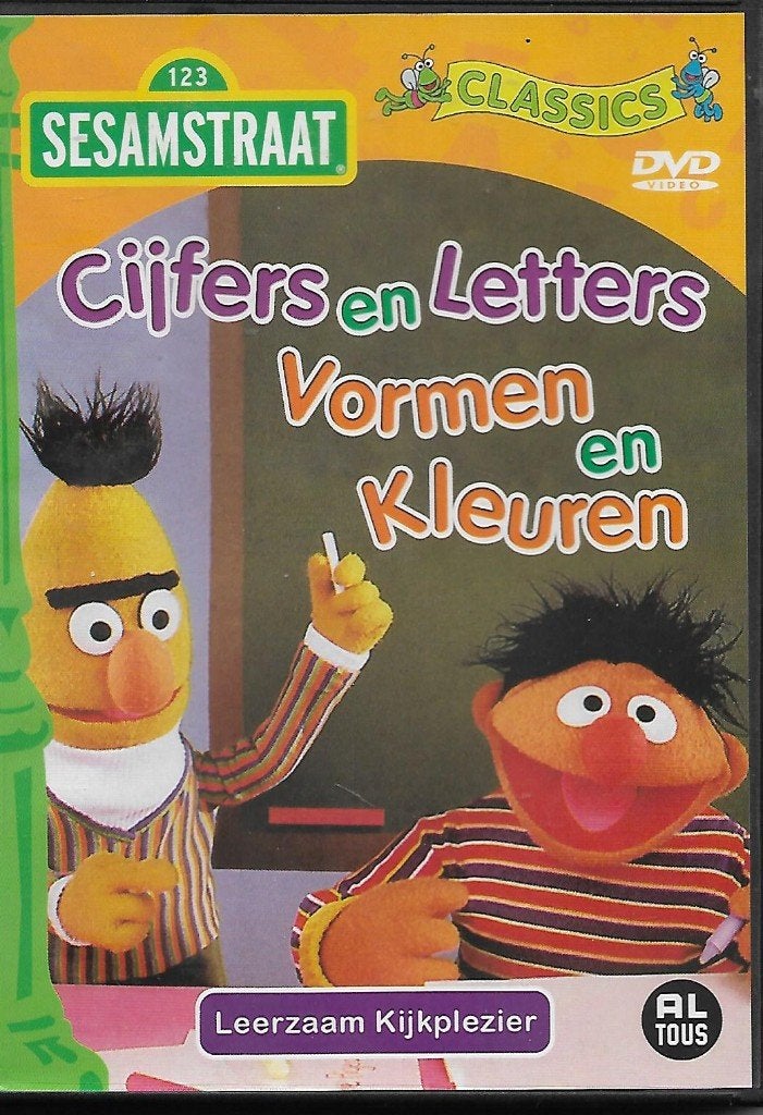Sesamstraat - Cijfers en letters vormen en kleuren, Alle leeftijden, Ophalen of Verzenden, Zo goed als nieuw