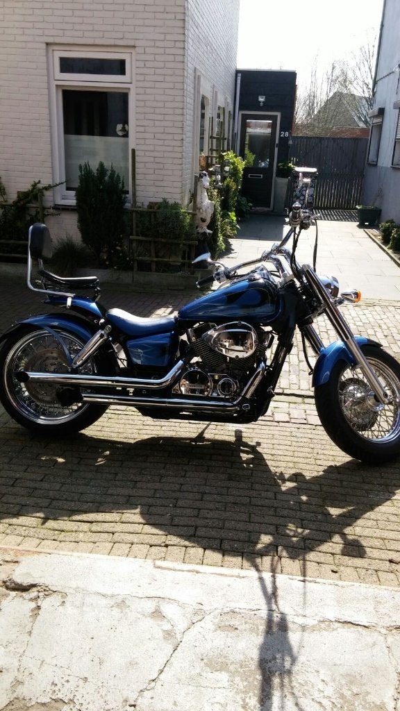 Honda Shadow Custom Chopper - Unieke Vlammenlak, 750 cc, 2 cilinders, Gebruikt, Particulier
