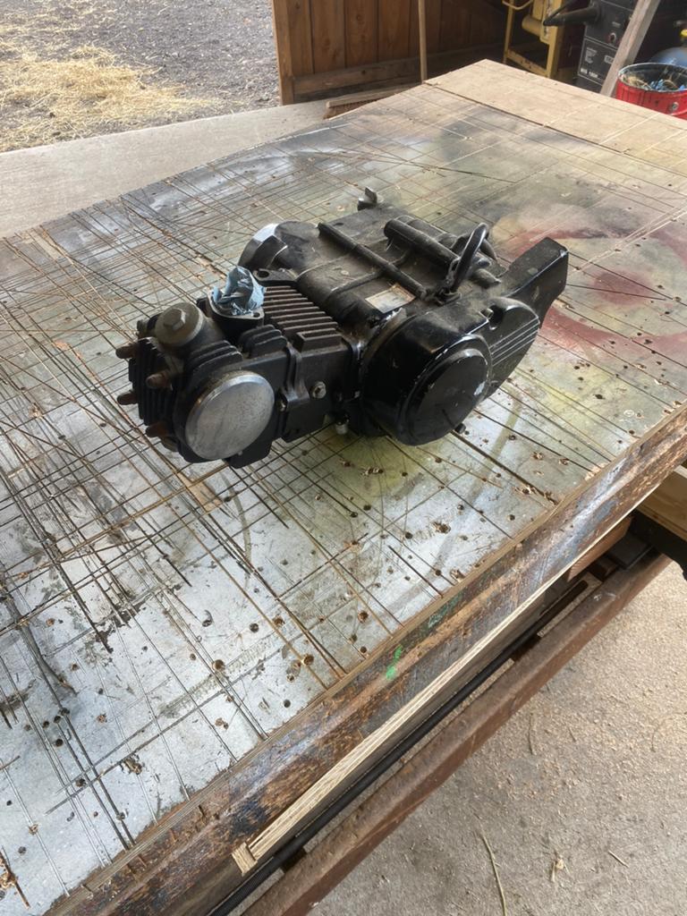 125cc 4 takt loncin Skyteam/pitbike, Ophalen, Gebruikt, Overige typen