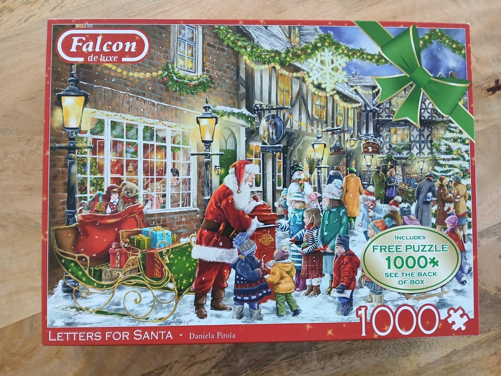 falcon de luxe dubbele legpuzzel, Ophalen of Verzenden, 500 t/m 1500 stukjes, Zo goed als nieuw, Legpuzzel