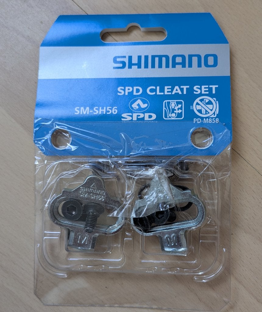 Shimano SM-SH56 Schoenplaatjes SPD, Fietsen en Brommers, Fietsonderdelen, Crankstel of Pedalen, Ophalen of Verzenden, Nieuw, Staal