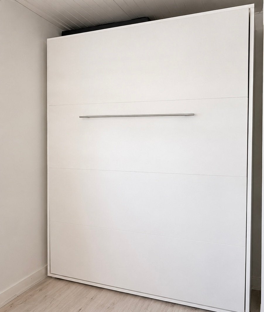 Design bedkast  opklapbaar bed, Huis en Inrichting, Slaapkamer | Bedden, Ophalen, 90 cm, Eenpersoons, Zo goed als nieuw