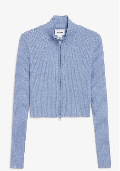 Dusty blue cardigan (Monki), Blauw, Nieuw, Ophalen of Verzenden, Monki