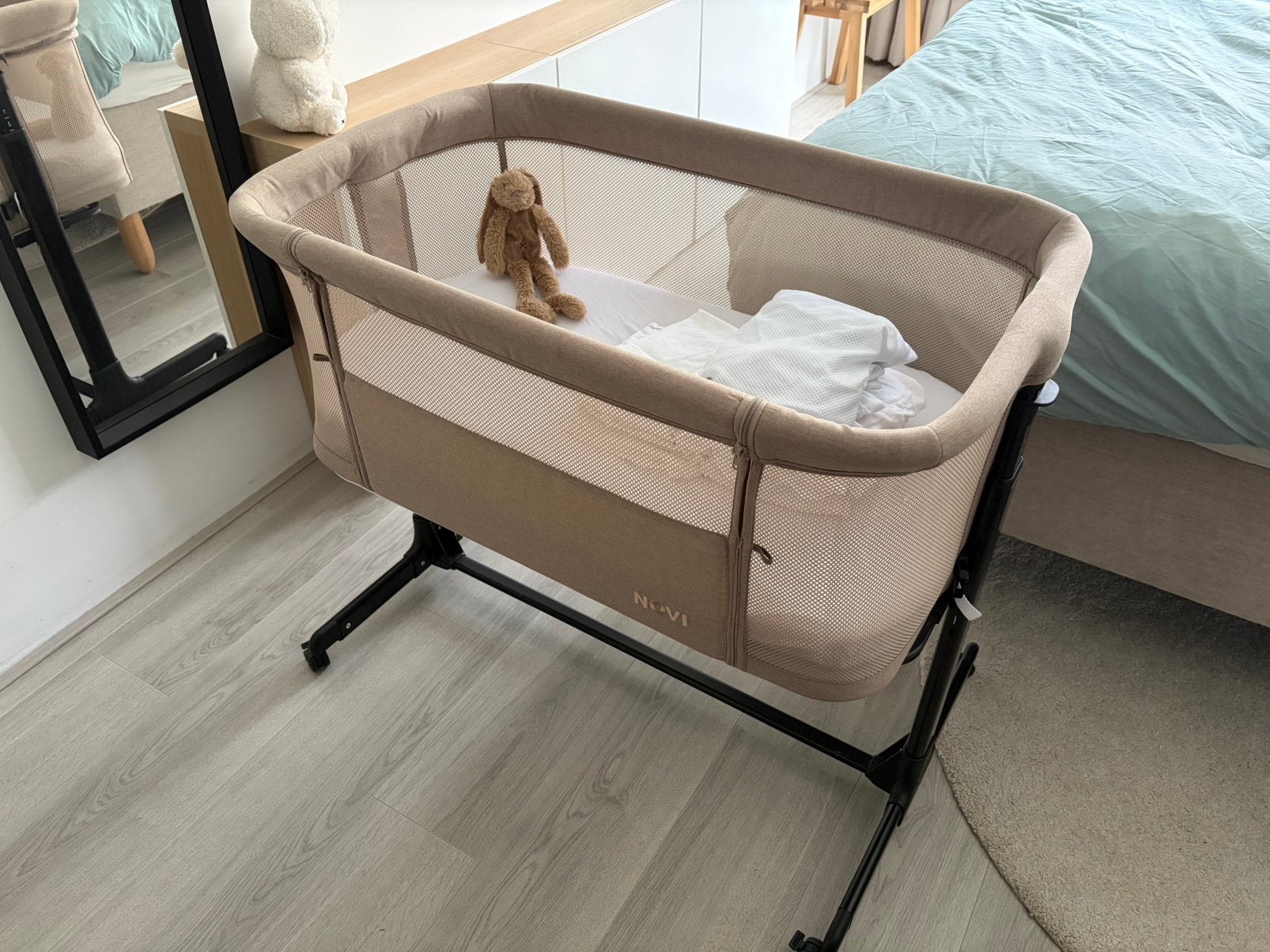 Co-sleeper met aerosleep matras en beddegoed!, Ophalen, Zo goed als nieuw, Wieg