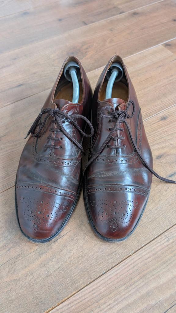Heren schoenen Maat 10 Merk Loake and Sons., Ophalen of Verzenden, Gedragen, Veterschoenen, Loake and Sons 1880
