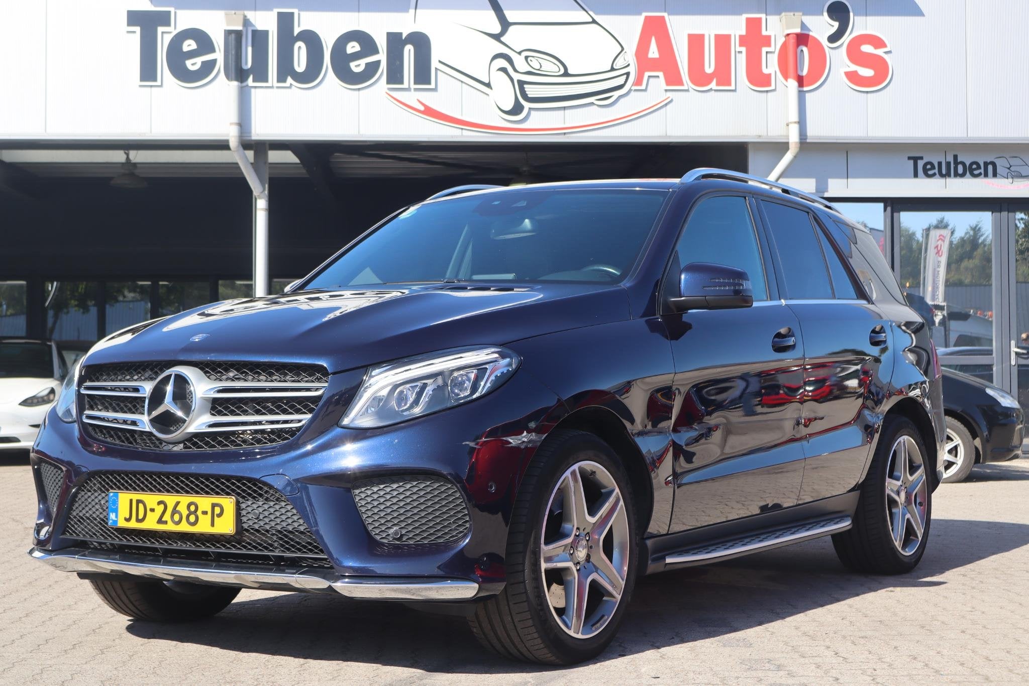 Mercedes-Benz GLE-klasse 500 e 4MATIC | AMG Pakket | Luchtve, Auto's, Automaat, Gebruikt, Blauw, GLE