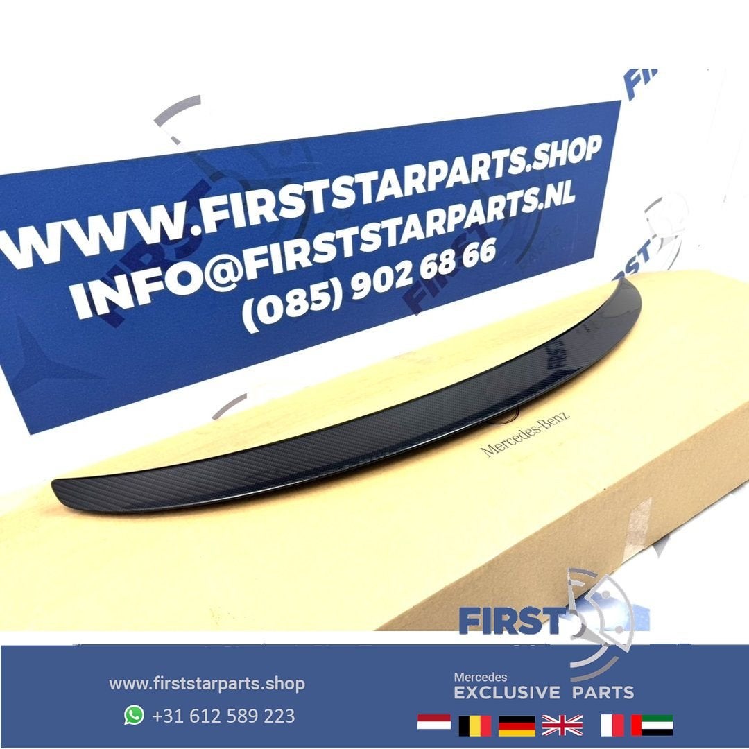 W118 C118 CLA AMG CARBON KOFFERBAK SPOILER ZWART 2018-2021 A, Gebruikt, Ophalen of Verzenden, Achter, -