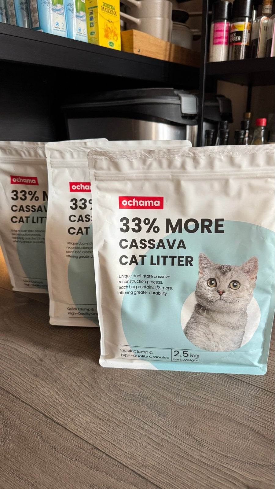 3X Gezonde kattenbak cassave litter, Ophalen of Verzenden