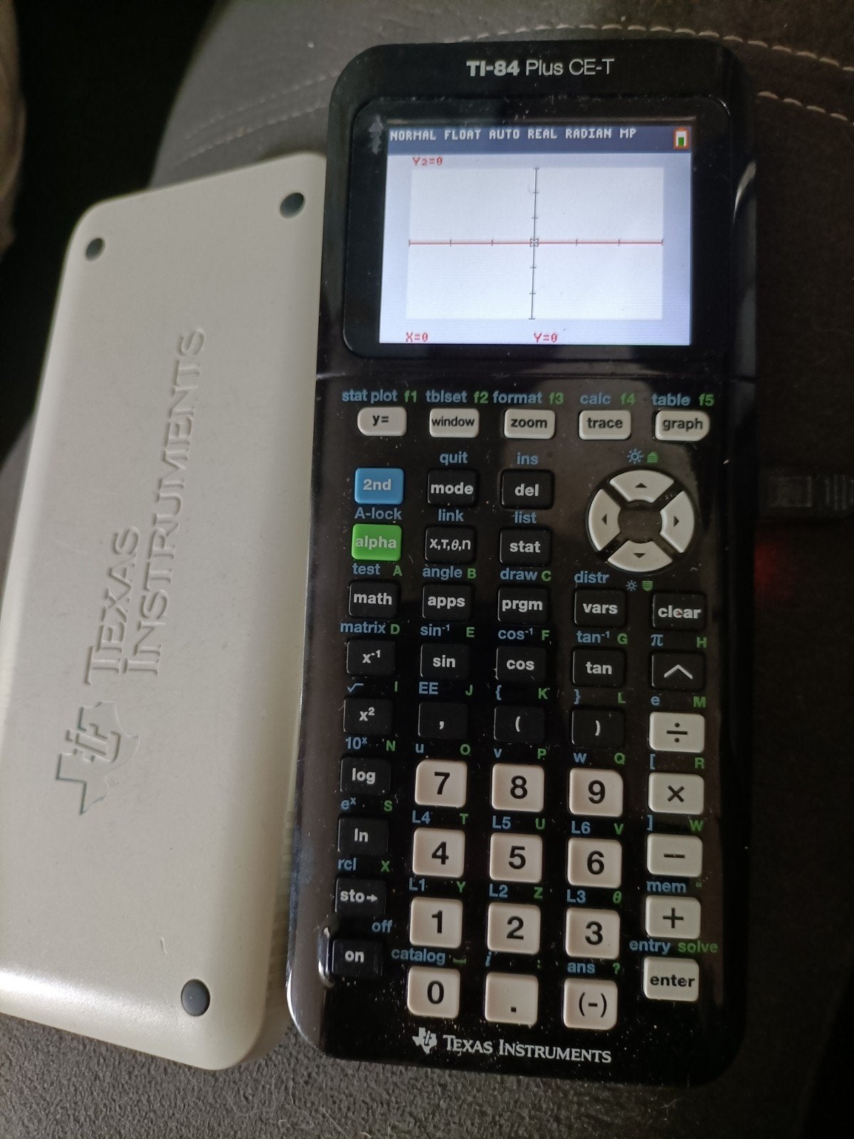 grafische rekenmachine Texas instruments, Ophalen, Grafische rekenmachine