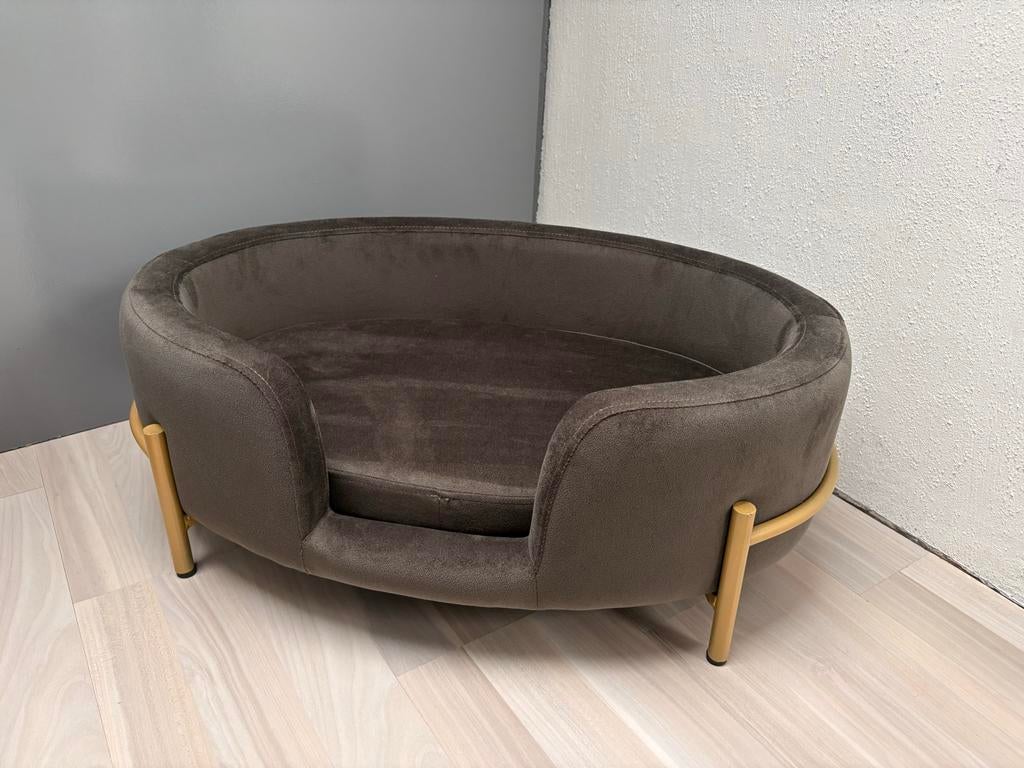 Intratuin hondenmand olivia grijs, Dieren en Toebehoren, Hondenmanden, Ophalen, Nieuw, Polyester