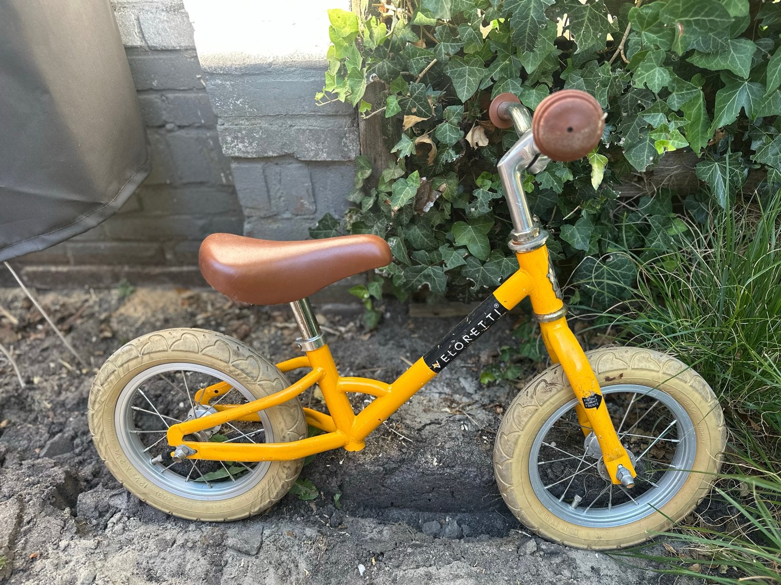 Veloretti Mini loopfiets - geel, Fietsen en Brommers, Ophalen, Gebruikt, Minder dan 16 inch