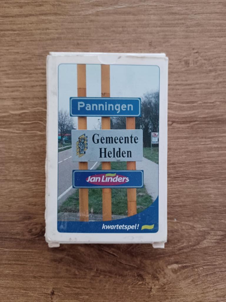 Gemeente Helden Kwartetspel - Jan Linders Panningen, Ophalen of Verzenden, Zo goed als nieuw, Kwartet(ten)