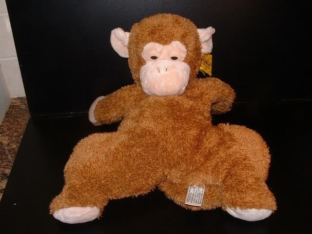 SUNKID AAP BADSTOF BRUIN GROOT NIEUW CA 40 CM LANG., Ophalen of Verzenden, Nieuw, Overige typen
