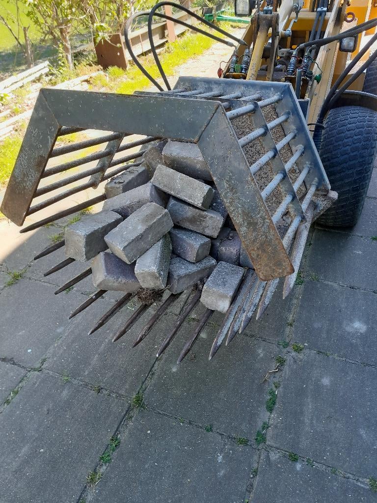 steen trommel knikmops, Ophalen, Gebruikt
