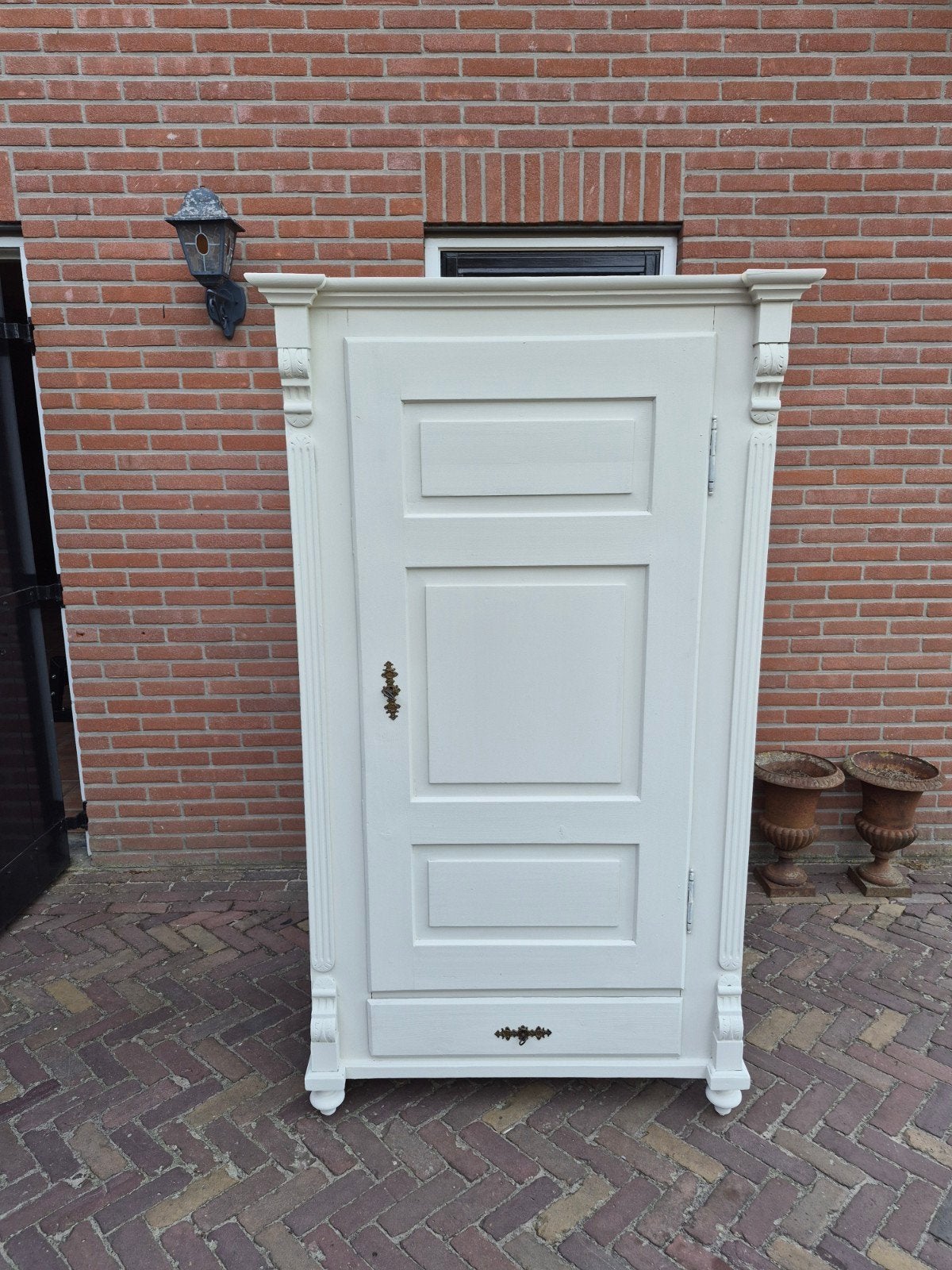 Prachtige Antieke Brocante Vintage Kast in de Krijtverf, Ophalen