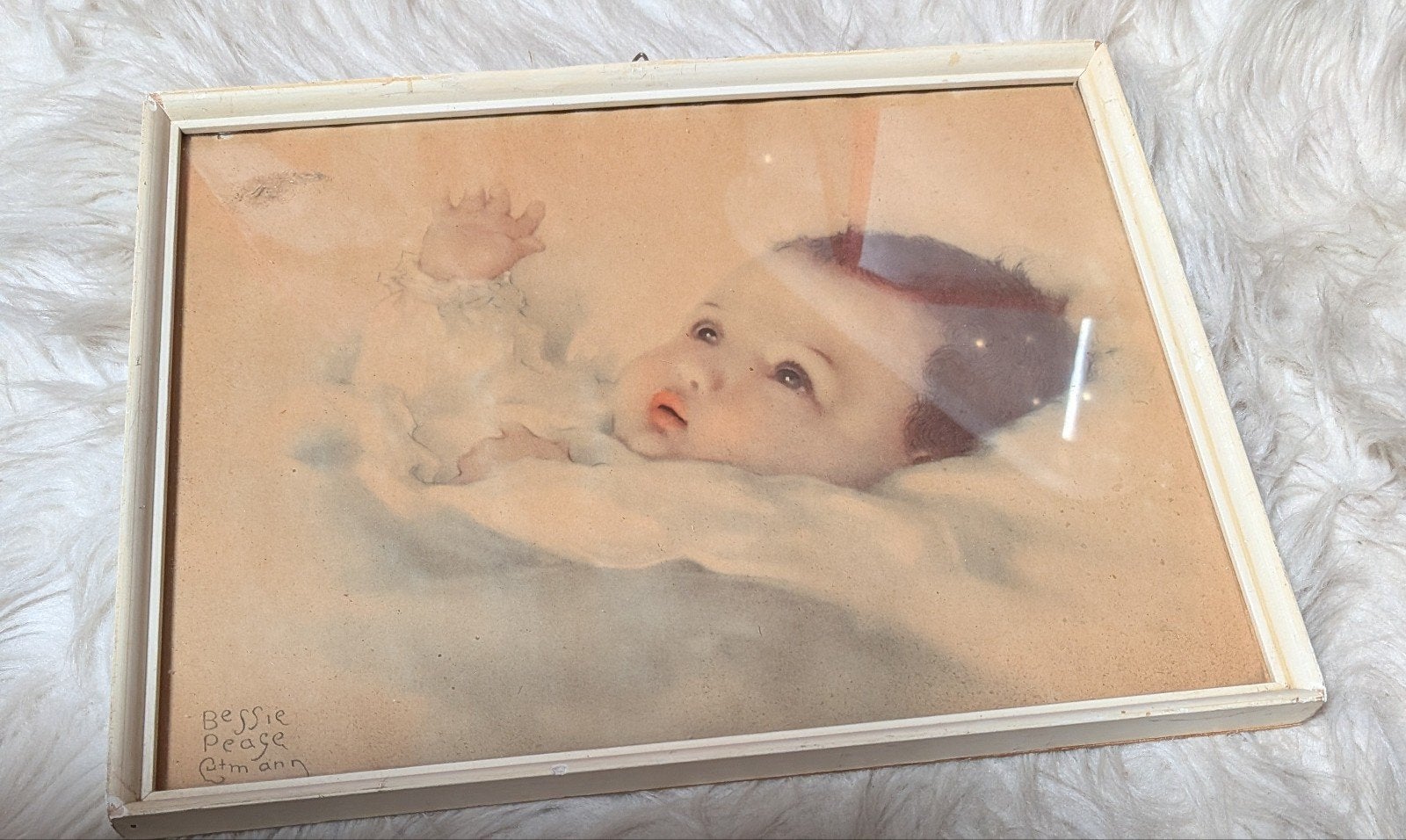 Vintage Bessie Pease Gutmann Baby Portret, Ophalen of Verzenden