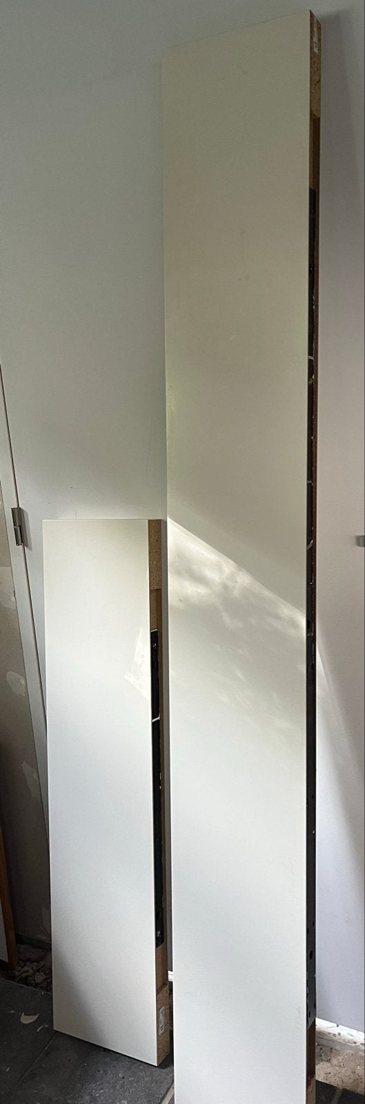 2 IKEA LACK wandplanken wit - 190 cm en 110 cm, Ophalen, Gebruikt