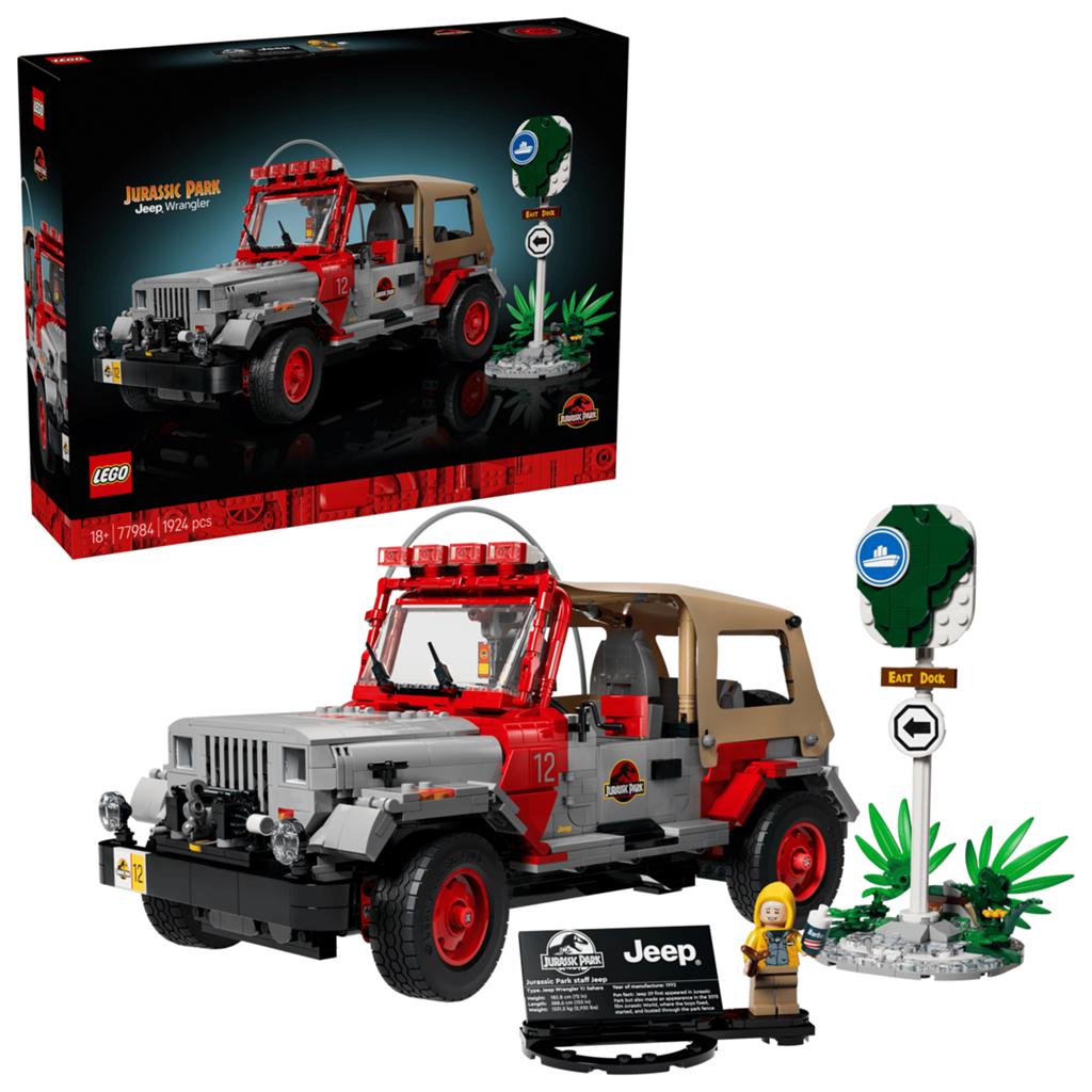 Lego Jurassic Park Jeep Wrangler 77984, Lego, Jurassic World, Lego, Nieuw