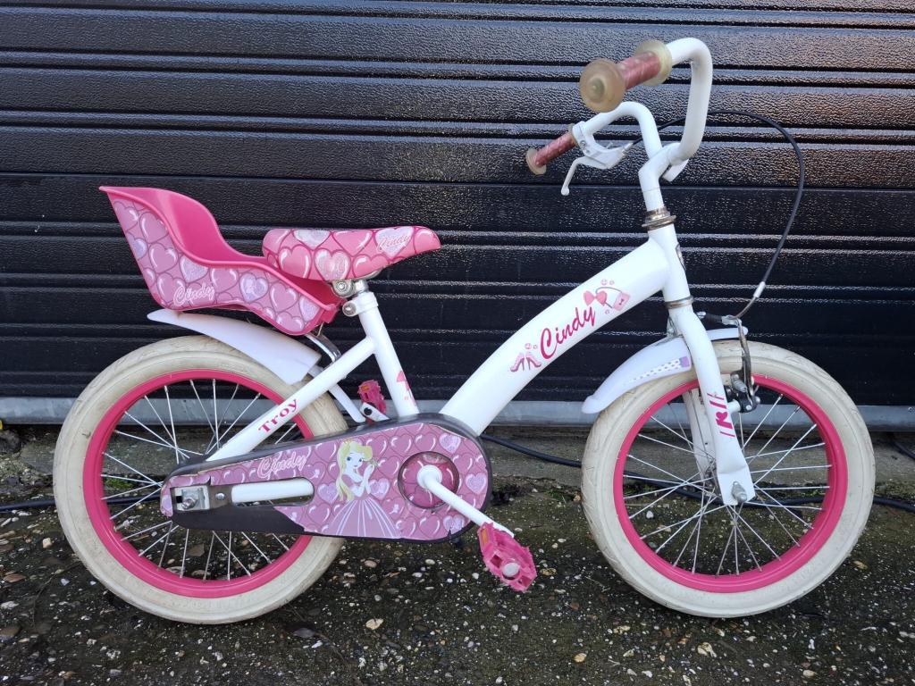 Troy 16 inch meisjesfiets, Niet ingevuld, 16 tot 20 inch, Niet ingevuld, Niet ingevuld