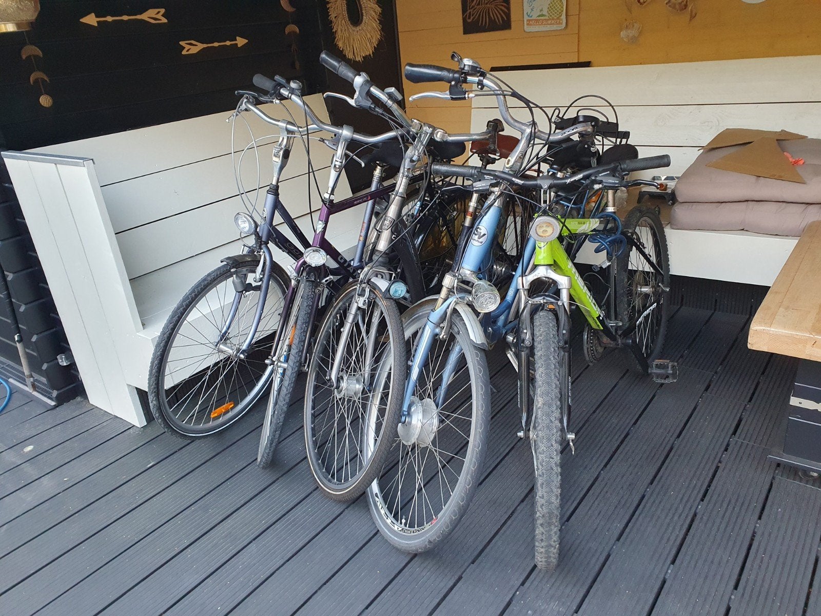 Te koop 5 fietsen in 1 koop, Fietsen en Brommers, Elektrische fietsen, Ophalen, Gebruikt, Gazelle