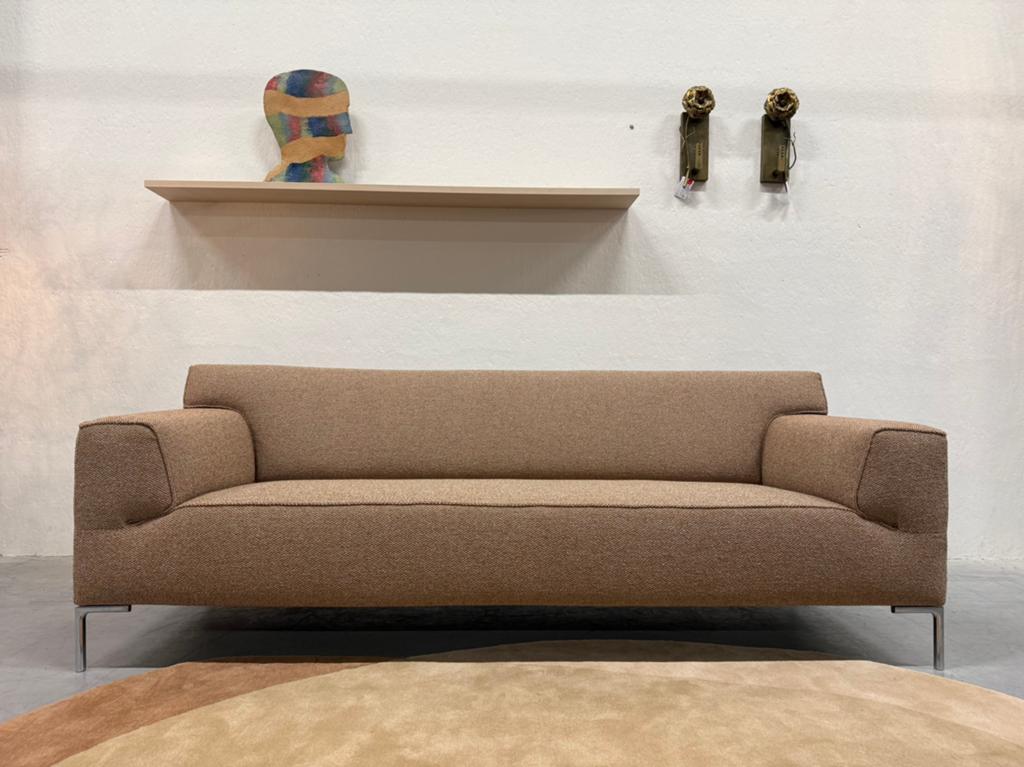 Nieuw Design on Stock Bloq Bank 3 zits Monza Melange 232, 75 tot 100 cm, Ophalen of Verzenden, Rechte bank, Stof