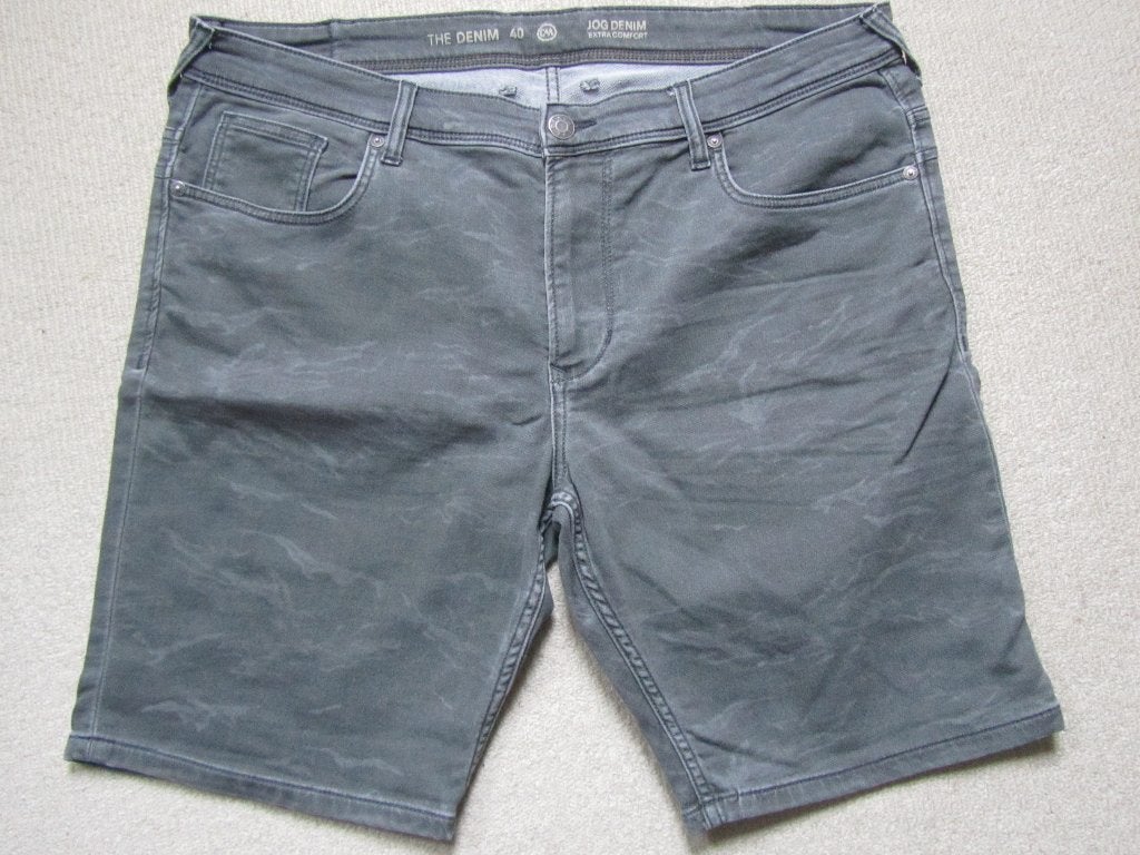 Short The Denim 40, Kleding | Heren, Verzenden, C&A, Zo goed als nieuw, Grijs