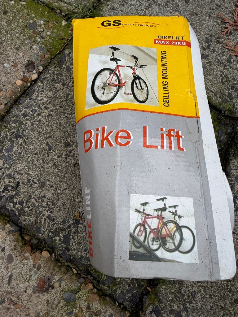 B016 - Fietslift plafondmontage max 20kg, Fietsen en Brommers, Fietsaccessoires | Fietsenrekken, Ophalen, Gebruikt
