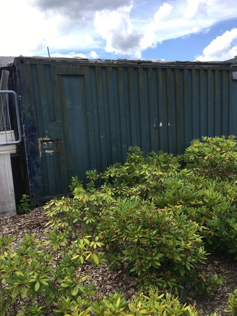 6 meter lange zee container met zij kluis, Ophalen, Gebruikt, Metaal, Containerberging