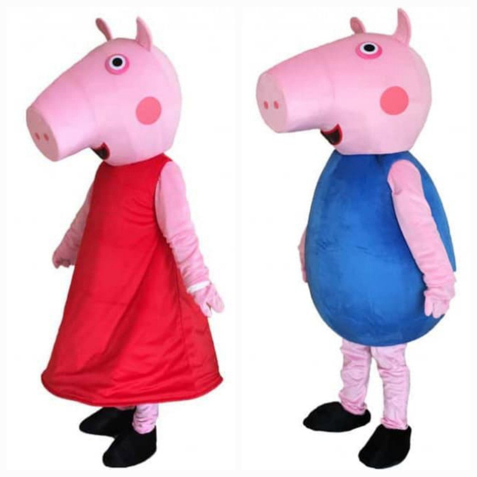 Peppa Big en George mascotte te huur, Ophalen, Zo goed als nieuw, Verjaardag